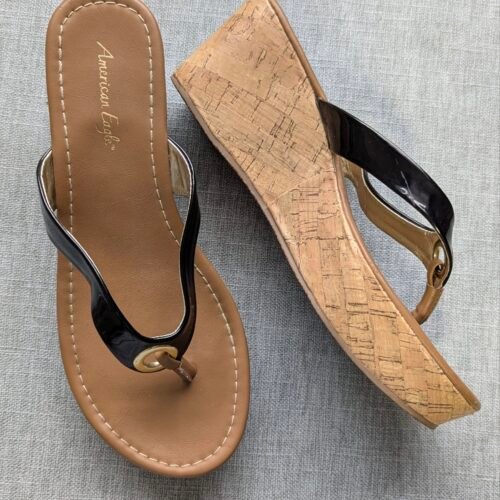 sandales beiges American Eagle, semble gr 7 1/2  ou 8