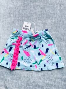 jupe Bampidano colorée, neuve ! 3-6 mois