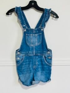 Salopette courte en denin H&M gr 7-8