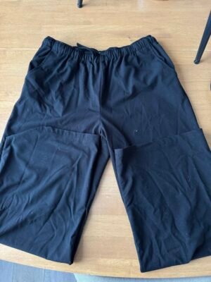 Pantalon droit style chic noir Gr.L