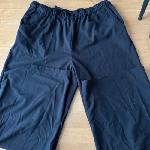 Pantalon droit style chic noir Gr.L
