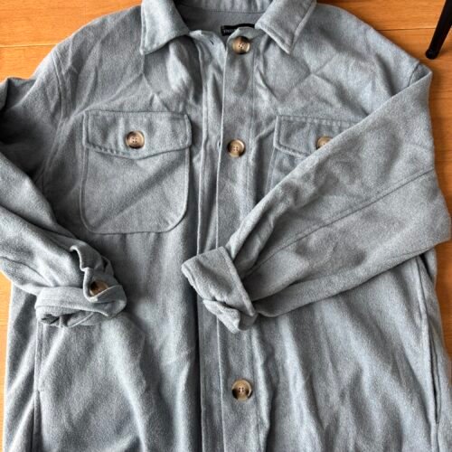 Veste/manteau bleu pale L